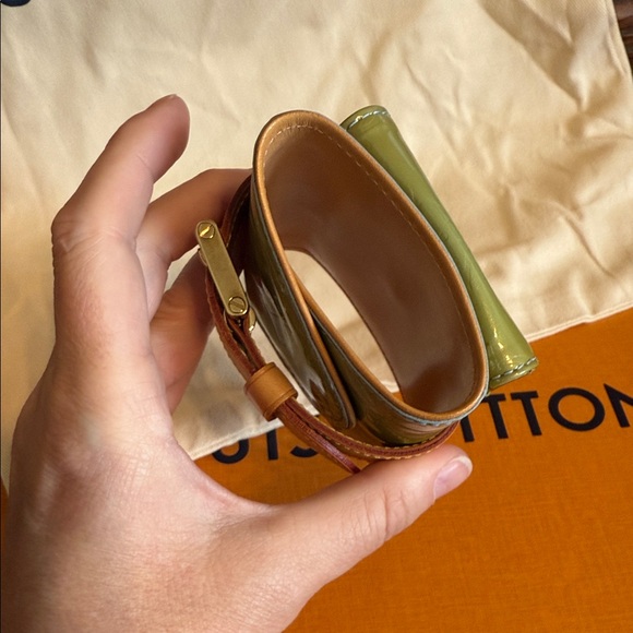Louis Vuitton Monogram Vernis Lafayette Street Bangle Bracelet - Picture 3 of 12